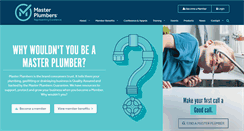 Desktop Screenshot of masterplumbers.org.nz